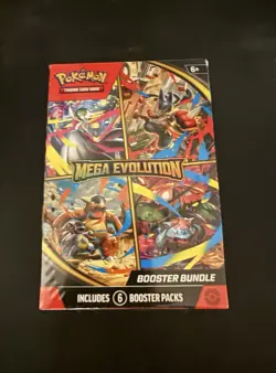 Pokemon TCG Mega Evolution Booster Bundle - New/Factory Sealed Six Packs - Image 1