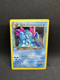 Pokemon Dark Feraligatr Holo 5/105 Neo Destiny WOTC Vintage Rare - Image 1