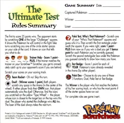 2000 Pokemon Decipher Tower of Terror Kingler Scratchees English Unscratched - Image 2