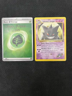 SABRINA'S GENGAR 29/132 GYM CHALLENGE POKEMON TCG RARE - LP - Image 1