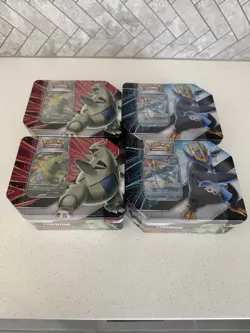 POKEMON TCG V Strikers Tins (Empoleon V and Tyranitar V) - Image 1