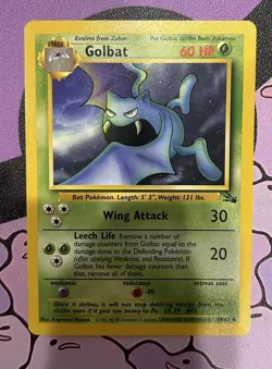 Pokemon TCG Fossil GOLBAT 034/064 1st Edition (1999) - Image 1