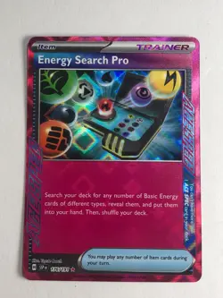 Pokemon TCG Surging Sparks Ace Spec Energy Search Pro 176/191 Near Mint - Image 1