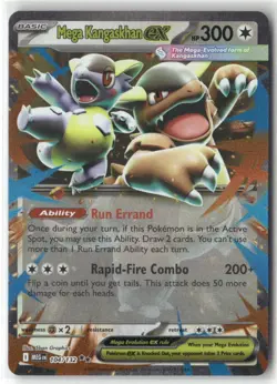 Pokemon Mega Kangaskhan ex - Double Rare ME01: Mega Evolution 104/132 NM - Image 1