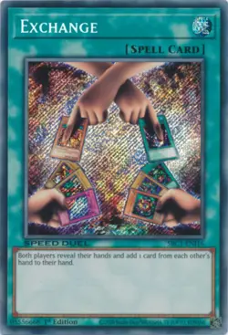 Exchange - SBC1-EN116 Secret Rare 1st Ed NM Yugioh - Image 1