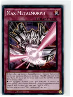 Yu-Gi-Oh! Max Metalmorph Common ROTA-EN071 Lightly Played 1st Edition - Image 1