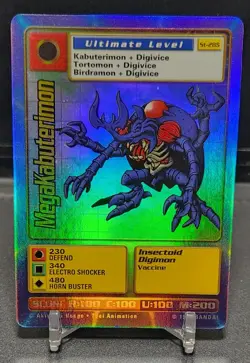 Digimon Cards - 1999 Digi-Battle Foil MegaKabuterimon ST-28S MP - Image 1