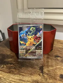 Sealed Pikachu 001/SV-P Scarlet And Violet Promo Japanese Pokemon card - Image 1