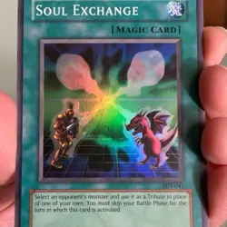 Soul Exchange (LP) SDY-041 HOLO Yugioh Magic Card - Image 1
