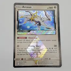 Arceus 96/131 - S&M Forbidden Light Holo Rare Prism Pokemon Card - LP - Image 1