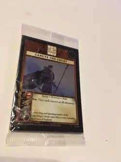 History Anachronism Trading Card Game CCG Promo card sealed pack - Image 1