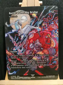 Battle at the Big Bridge / Fatal Push - Final Fantasy - NM (see pics) MTG - Image 1