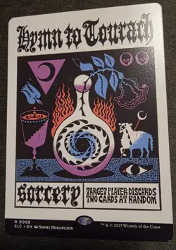 1x Hymn To Tourach MTG Encyclopedia Of Magic Secret Lair NM - Image 1