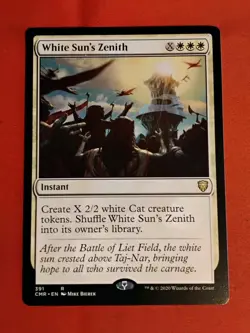 White Sun's Zenith #391 Commander Legends MTG Reg Rare Magic - Unplayed Mint+ - Image 1