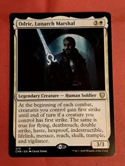 Odric, Lunarch Marshal #379 Commander Legends Magic MTG Reg Rare Unplayed Mint+ - Image 1