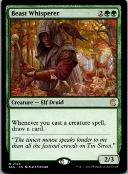 Beast Whisperer R Ravnica: Clue Edition 158 NM - Image 1