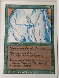 Wall of Ice- Revised Edition Core Set - Magic the Gathering MTG Nice! - Image 1