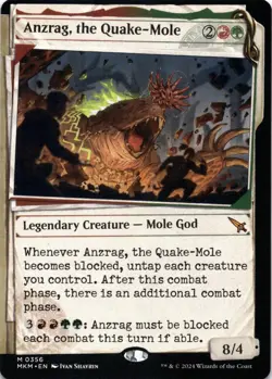 Anzrag, the Quake Mole SHOWCASE Murders at Karlov Manor Magic MTG NM - Image 1