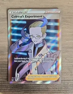 Pokemon TCG Colress's Experiment 190/196 Lost Origin Full Art NM - Image 1