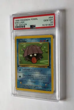 PSA 10 Shellder 1999 Fossil 54/62 1st edition Pokemon Gem Mint - Image 3