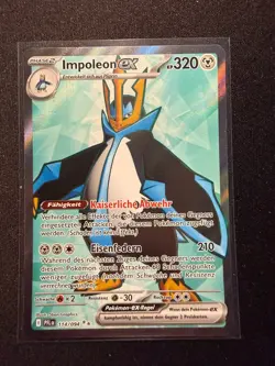 Pokemon Karte - Impoleon ex (PFL 114) Deutsch Fatale Flammen NM - Image 1