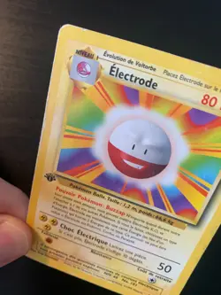 Carte Pokemon : Electrode 21/102 Edition 1 Set de Base Wizards Francaise - Image 2