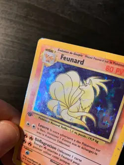 Carte Pokemon : Feunard 12/102 Edition 1 Set de Base Wizards Francaise - Image 2