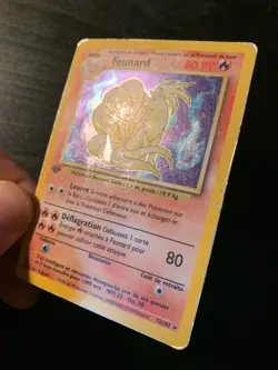 Carte Pokemon : Feunard 12/102 Edition 1 Set de Base Wizards Francaise - Image 4
