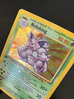 Carte Pokemon : Nidoking 11/102 Edition 1 Set de Base Wizards Francaise - Image 3