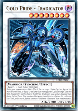 Gold Pride - Eradicator - LEDE-EN041 - Ultra Rare - 1st Edition Yugioh - Image 1