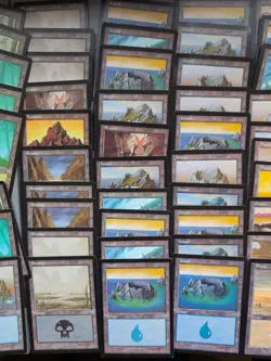 MTG 119 Mercadian Masques Basic Land Cards As Shown.Lots Of Forest,Island,Plains - Image 3