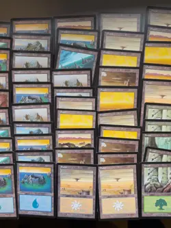 MTG 119 Mercadian Masques Basic Land Cards As Shown.Lots Of Forest,Island,Plains - Image 4