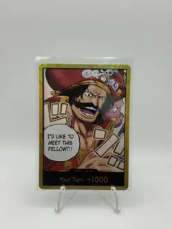 One Piece Card Don Card Gol D. Roger Gold ENGLISH OP13 Carrying on His Will - Image 1