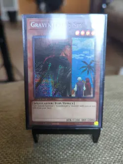 Yu-Gi-Oh! TCG Gravekeeper's Spy SBC2-ENF10 Prismatic Secret Card - Image 1
