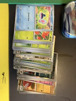 Pokemon Card Bundle Stellar Crown Set holo reverse and common 70+ - Image 1