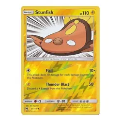 Stunfisk 83/214 Reverse Holo Lost Thunder - Pokemon Card - NM - Image 1
