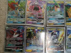 Bundle of 11 gx Pokemon cards from sun and moon era with full art professor - Image 3
