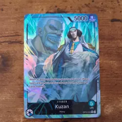 One Piece TCG Kuzan OP12-040 Alternate Art Foil Rare Leader NM Card - Image 1