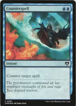 Counterspell - FOIL - C Commander Masters 81 - MTG - Image 1