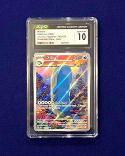 CGC 10 Wailord #162 Journey Together 2023 Pokemon GEM MINT - Image 1