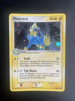 Pokemon TCG MANECTRIC Rare Holo 7/106 EX Emerald NM - Image 1