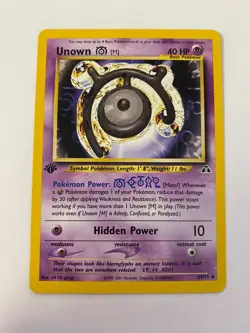 Unown 49/75 Pokemon Neo Discovery 1st Edition Uncommon NM/MINT 2001 box-S3 - Image 1