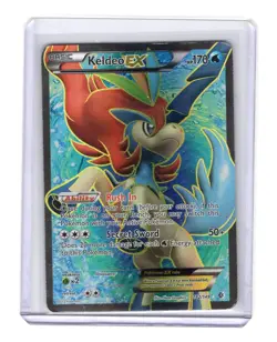 Keldeo EX (142 Full Art) 142/149 Boundaries Crossed Holo 2012 Pokemon - Image 1