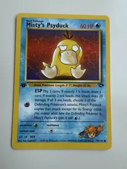 Pokemon - Gym Challange - Misty's Psyduck 90/132 - 1st Edition - Condition (NM) - Image 1