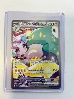 💥Iono’s Bellibolt EX Special Illustration Rare 183/159 Journey Together Pokemon - Image 1
