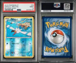 2015 Pokemon Wingull 18/108 Roaring Skies Reverse Holo PSA 9 Mint - Image 3