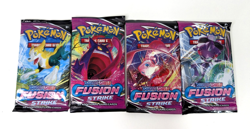4x Pokemon Fusion Strike Booster Packs | Art Set | Sword & Shield *NEW & SEALED* - Image 1