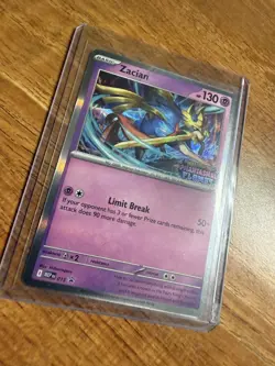 Pokemon Phantasmal Flames Stamped Zacian MEP015 Promo - Image 2