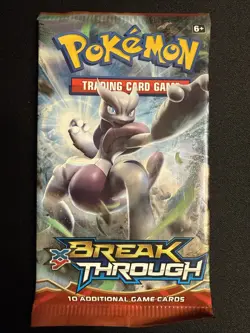 Pokemon TCG - XY BreakThrough Booster Pack - Sealed MEWTWO PACK ART - Image 1