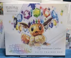 Prismatic Evolutions Pokemon Center Elite Trainer Box ETB Factory Sealed NEW - Image 1